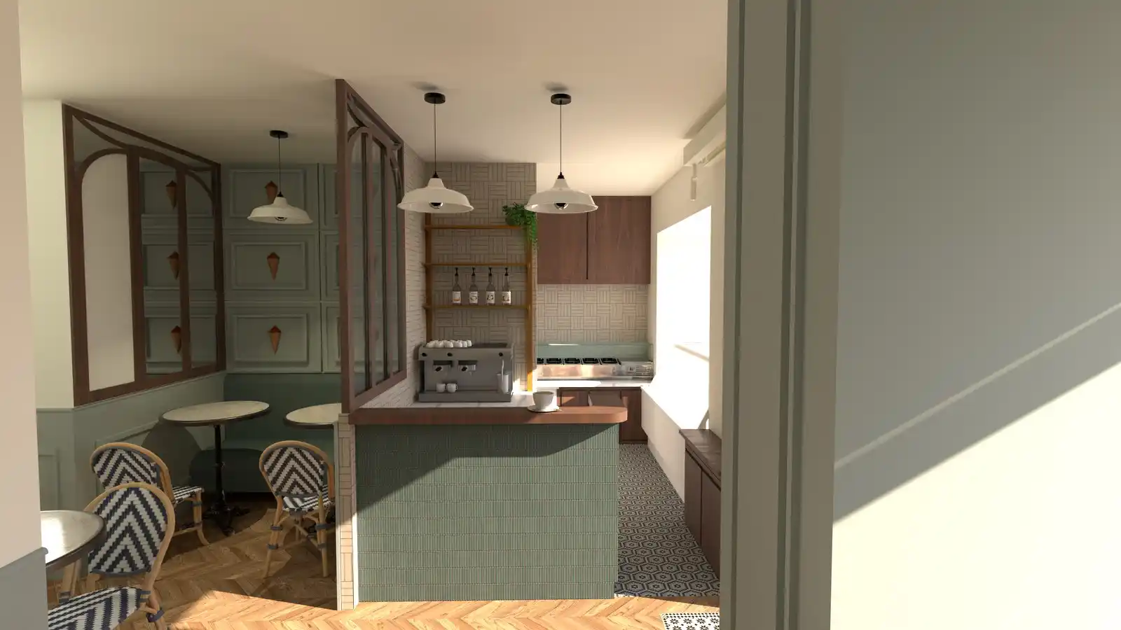 Atelier des Glaces Intérieur